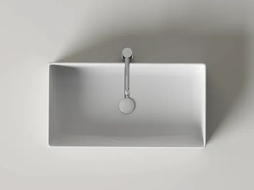 Умывальник накладной Ceramicanova Адель (Adele) 66.5x34x16см, белый, CN6089