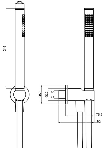 AQUAme AQM8711CR Душевой гарнитур (хром) AQUAme AQM8711CR Душевой гарнитур (хром)