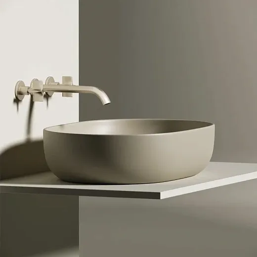 Умывальник Ceramicanova Element 60х41.5х13.5см капучино матовый, CN6047MC