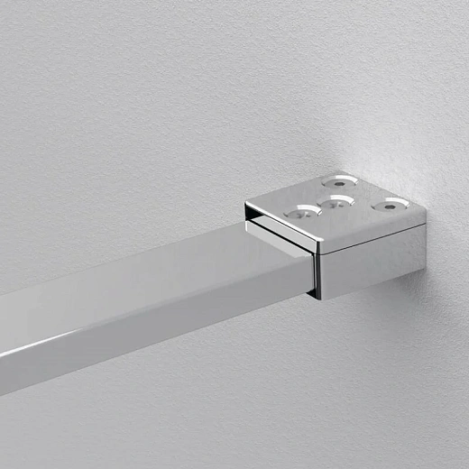 Душевая дверь Radaway EOS II KDS 90/R, 90 х 195 см, с неподвижной частью, стекло прозрачное, профиль хром, правая, 13799481-01R