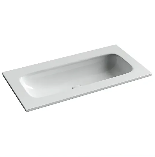 Раковина Ceramicanova Grace CN7019wx, 91 см, сантехфарфор, белый, (без отв.)