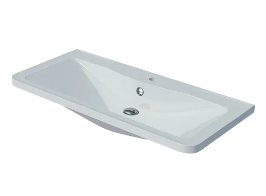 4627173210263 Раковина Madera Adel 100x46 см литьевой мрамор