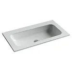 Раковина Ceramicanova Grace CN7012wx, 81 см, сантехфарфор, белая, (без отв.)