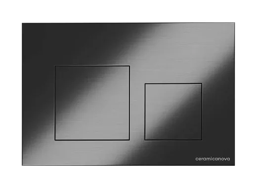 Клавиша смыва Ceramicanova Balance Square CN12-002GG, механическая, вороненая сталь