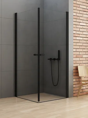 Душевой уголок New Trendy NEW SOLEO BLACK 2D 80x80x195 (var 1)