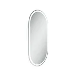 Зеркало Sancos Oval OV55F, 55 х 105 см, с LED подсветкой