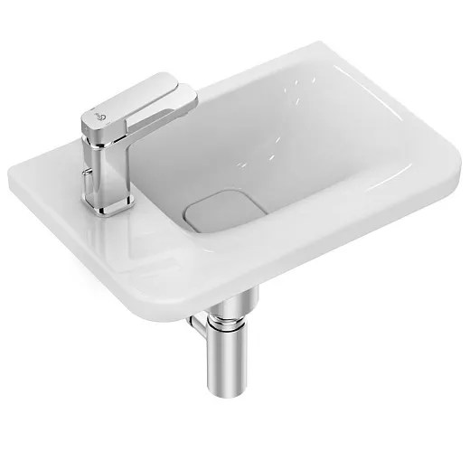 Асимметричный подвесной умывальник 46x31 см Ideal Standard TONIC II Guest K087501