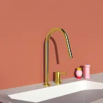 Смеситель для кухонной мойки Ideal Standard GUSTO BD422A2 с высоким трубчатым круглым изливом