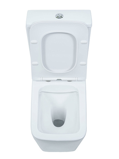 Унитаз напольный UnicoPureza QUADRADO 38x64 безободковый белый SoftClose Унитаз напольный UnicoPureza QUADRADO 38x64 безободковый белый SoftClose