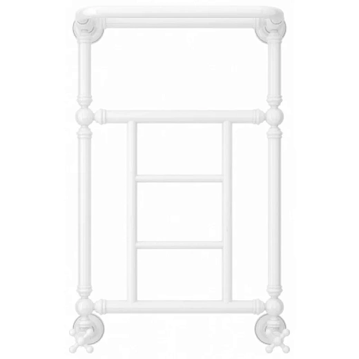 Полотенцесушитель водяной Сунержа Ренессанс 1452 12-0282-6640, 660x400, с полкой, цвет белый