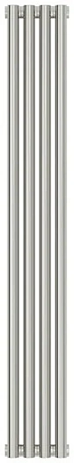 Радиатор стальной трубчатый Сунержа Эстет-11, ширина 20 см, высота 120 см, 4 секции, боковое подключение, хром, 00-0302-1204