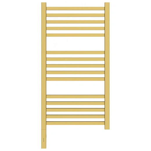 Полотенцесушитель электрический Сунержа Модус 3.0, высота 80 см, ширина 40 см, диммер слева/справа, цвет матовое золото, 032-5700-8040/032-5701-8040