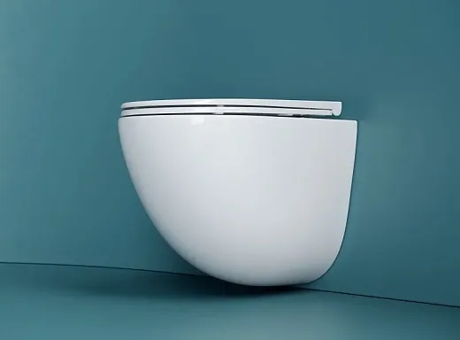 Подвесной унитаз Ceramicanova Vogue, CN4008T, Торнадо, безободковый, крышка-сиденье микролифт, белый
