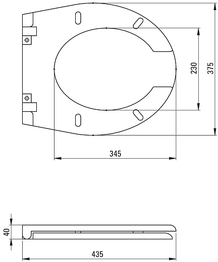 Комплект инсталляции Deante Vital 6в1 CDVS6WPW клавиша хром