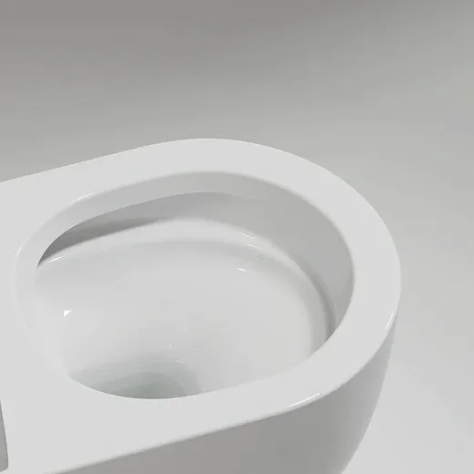 Подвесной унитаз Ceramicanova Modena Rimless, CN6063, безободковый, крышка-сиденье микролифт, белый, сантехфарфор