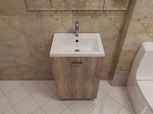 4627173210294 Раковина Madera Alice 50x35 см литьевой мрамор