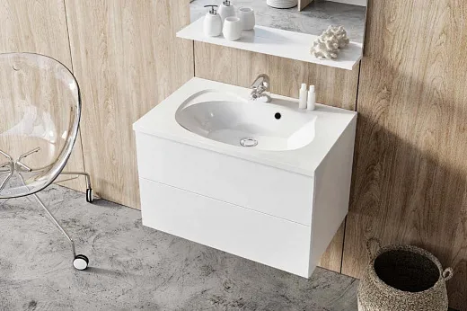 Тумба под умывальник Ravak SD 760 ROSA II белая/белая, X000001293