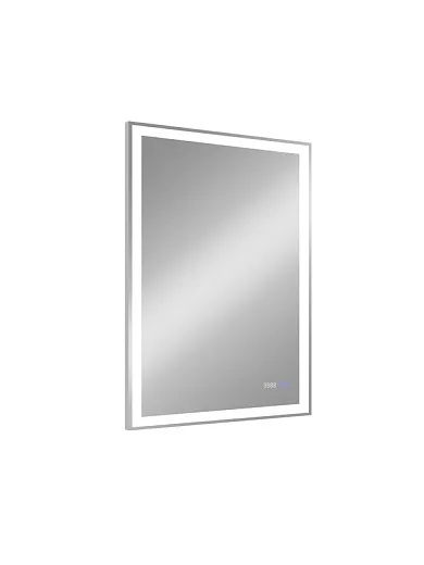 Зеркало Континент Mercury 700x900 часы, антизапотевание ЗЛП344