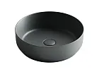 Раковина Ceramicanova Element CN6022MDH 39 x 39 x 12 см, накладная, круглая, без перелива, сантехфарфор