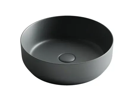 Раковина Ceramicanova Element CN6022MDH 39 x 39 x 12 см, накладная, круглая, без перелива, сантехфарфор