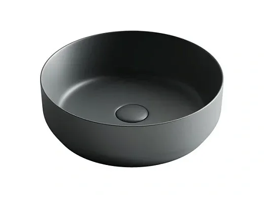 Раковина Ceramicanova Element CN6022MDH 39 x 39 x 12 см, накладная, круглая, без перелива, сантехфарфор