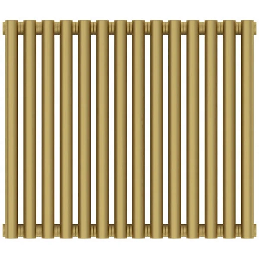 Радиатор трубчатый Сунержа Эстет-00, 14 секций, боковое подключение, цвет матовое золото, 032-0332-5014