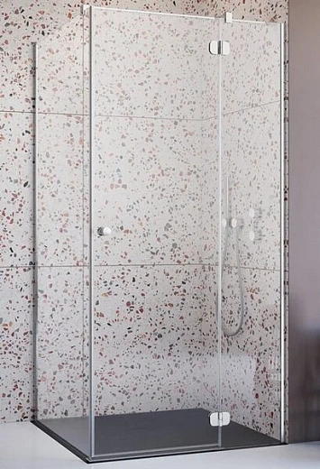 Душевая дверь Radaway Torrenta KDJ 90R, 90 х 195 см, с неподвижной частью, стекло прозрачное, профиль хром, правая, 133290-01-01R