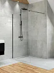 Душевая перегородка walk-in New Trendy VELIO BLACK 100x200