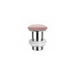 Донный клапан Ceramicanova CN2000MP, без перелива, керамическая накладка, цвет розовый матовый