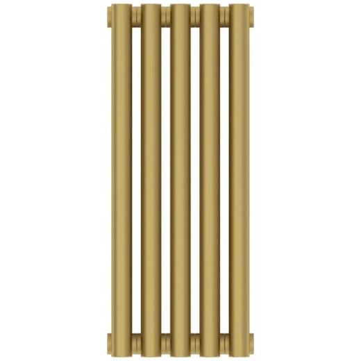 Радиатор отопления Сунержа Эстет-0, 5 секций, боковое подключение, цвет матовое золото, 032-0331-5005