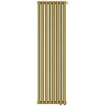 Радиатор трубчатый Сунержа Эстет-11 EU50, 8 секций, нижнее подключение, цвет матовое золото, 032-0312-1208