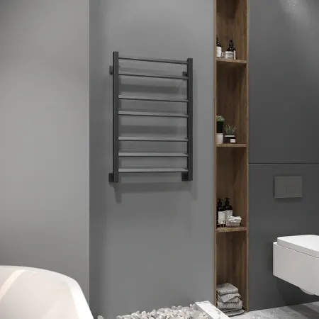 Полотенцесушитель водяной Stinox Milana 500x800 чёрный матовый