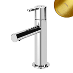 Смеситель для умывальника Bruma Leaf 1670007SR Sunrise золото матовое