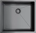 Мойка кухонная Omoikiri Taki 49-U/IF-GM 4973524 вороненая сталь
