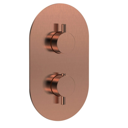 Смеситель для душа AQUAme Siena AQM8806BС брашированная медь термостатический