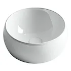 Раковина Ceramicanova CN6001 39.5 x 39.5 x 15.5 см, накладная, круглая, без перелива, сантехфарфор