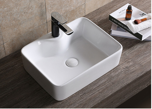 Умывальник накладной Cerutti SPA CR7051 48x37 белый