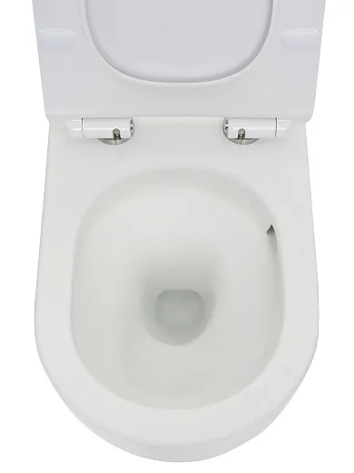AQM2010 Унитаз подвесной AQUAme сиденье SoftClose, технология смыва QUIET, скрытый крепеж. 520х360х410