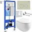 Комплект инсталляции с унитазом 6 в 1 Roxen StounFix Dual Fresh 966284 (состоит из: 710200, Santi 410260BG, 530170-01)