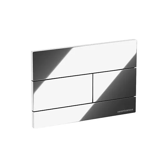 Комплект: инсталляция Ceramicanova Balance с кнопкой Balance Rect хром и унитаз подвесной Ceramicanova Play Rimless с сиденьем микролифт