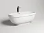 Ванна Salini Greca 103121MF, 180 х 80 см, из искусственного камня S-Stone, цвет белый матовый, покраска по RAL полностью