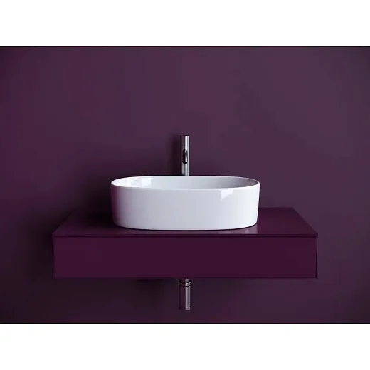 Умывальник Ceramicanova Element CN6075 56см сантехфарфор белый, CN6075