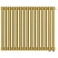 Радиатор трубчатый Сунержа Эстет-00 EU50, 15 секций, нижнее подключение, цвет золото, 03-0322-5015