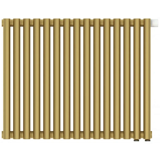 Радиатор отопления Сунержа Эстет-00 EU50, 15 секций, нижнее подключение, цвет матовое золото, 032-0322-5015