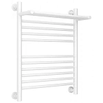 Полотенцесушитель водяной Сунержа Богема+ 12-0223-6050, 600x500, с полкой, цвет белый