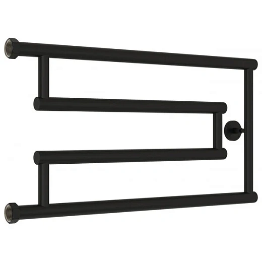 Полотенцесушитель водяной Сунержа High-Tech G+ 31-4051-3265, 650x320, цвет матовый чёрный