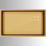 Кухонная мойка PAULMARK NEXT-SKEW 74 UNI PM887444-BG (золото/брашированное золото)