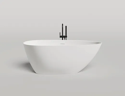 Ванна Salini Paola 1015203M, 160 х 80 см, из искусственного камня S-Stone, цвет белый матовый