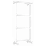 Полотенцесушитель водяной Сунержа Ренессанс 1386 12-0281-9640, 960x400, с полкой, цвет белый Полотенцесушитель водяной Сунержа Ренессанс 1386 12-0281-9640, 960x400, с полкой, цвет белый