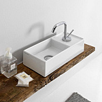 Умывальник накладной Scarabeo Teorema 2.0 41x19 белый